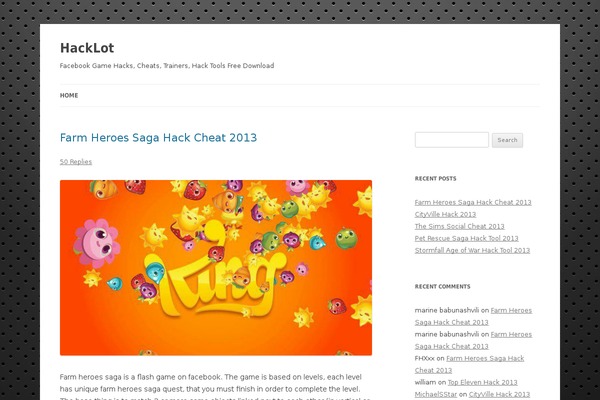Twenty Twelve theme site design template sample