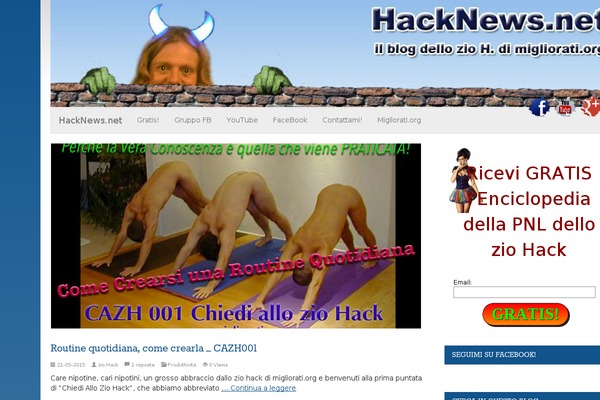 hacknews.net site used Italystrap-child
