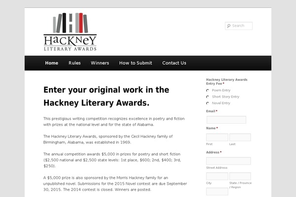 Twenty Eleven theme site design template sample
