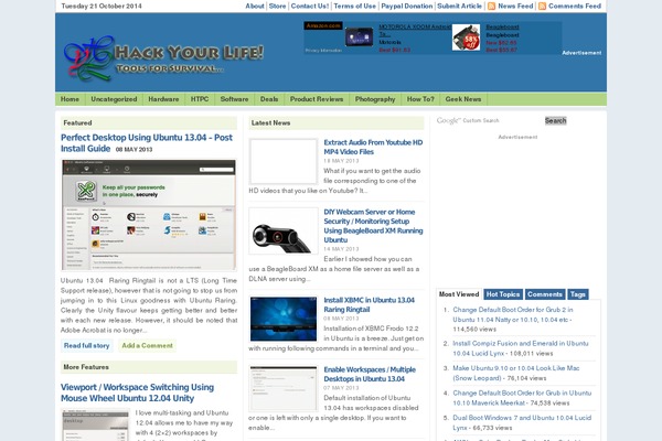 hackourlife.com site used Max-3.0.0
