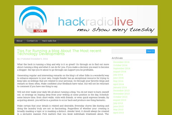 hackradiolive.org site used StartupWP