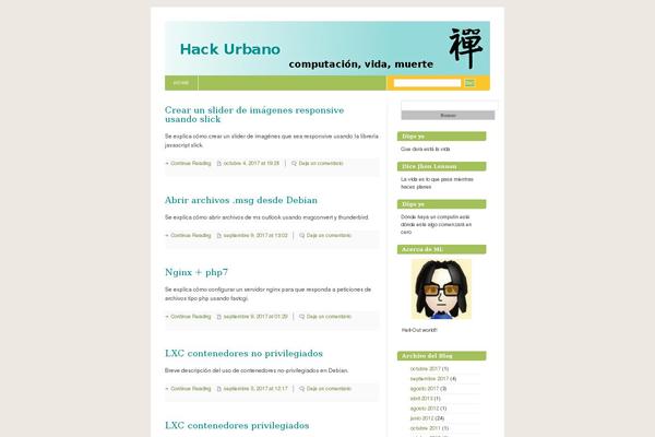 WordPress website example screenshot