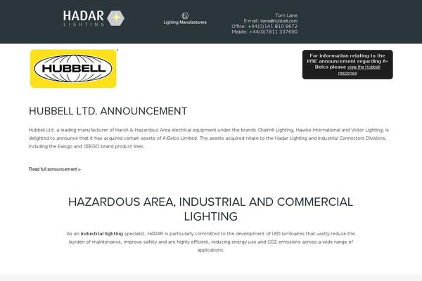 hadar-lighting.com site used Mworks-hadar