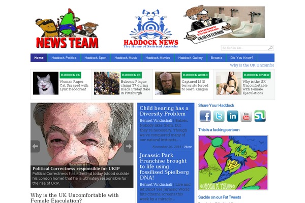 haddocknews.com site used Linepress
