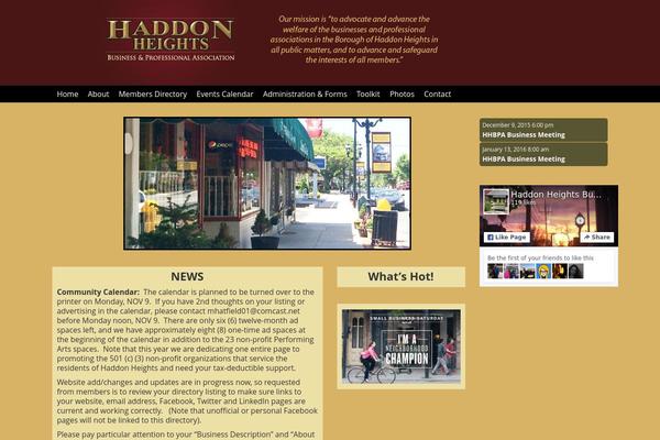 WordPress website example screenshot