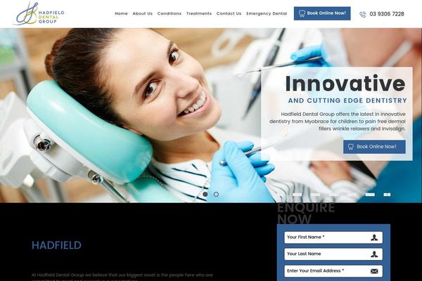 Genesis theme site design template sample