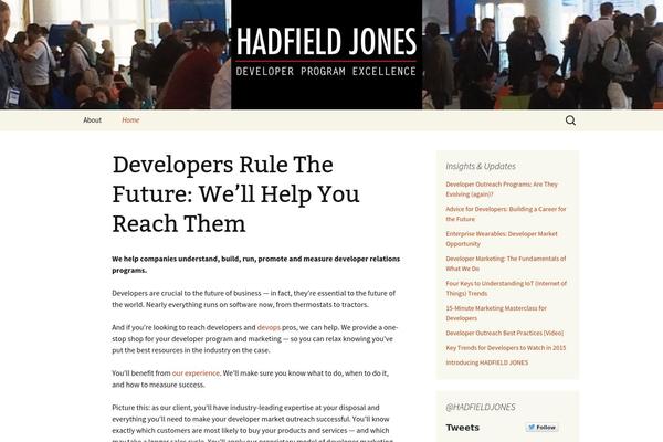 Twenty Thirteen theme site design template sample