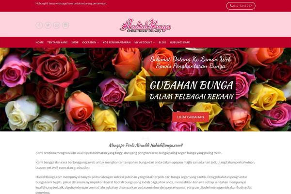 WordPress website example screenshot
