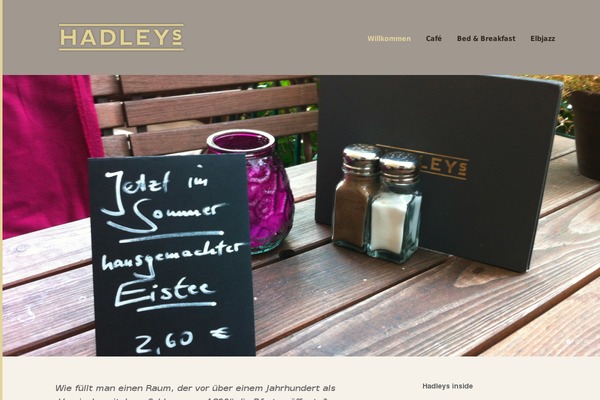 Hardy theme site design template sample