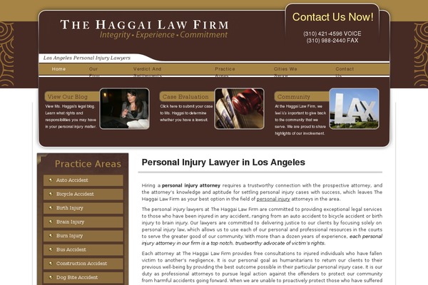 haggaiinjuryfirm.com site used Haggailaw