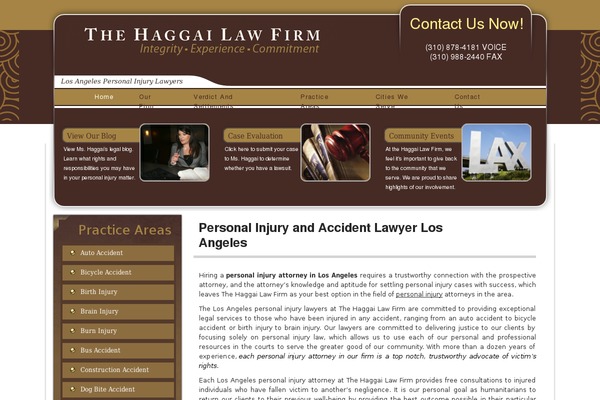 haggailaw.com site used Haggailaw