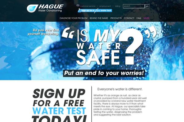 haguewaterconditioning.com site used Hague
