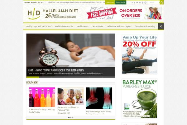 hahealthnews.com site used Hallelujah-diet-shop