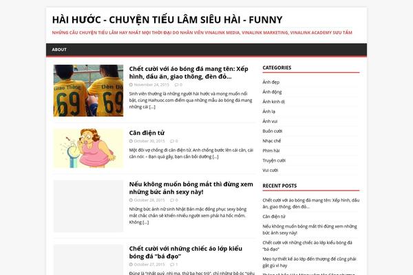 MH Magazine lite theme site design template sample