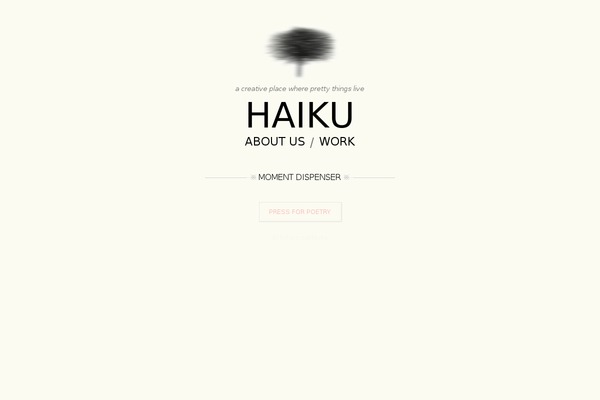 haiku-studio.com site used Haiku