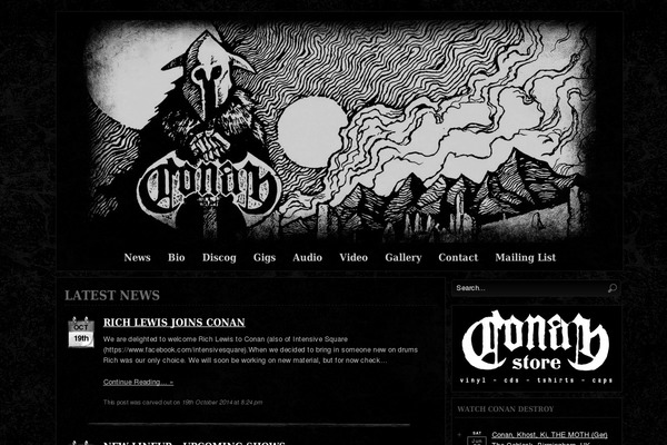 conan theme websites examples