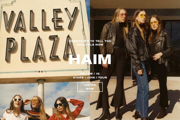 haim theme websites examples