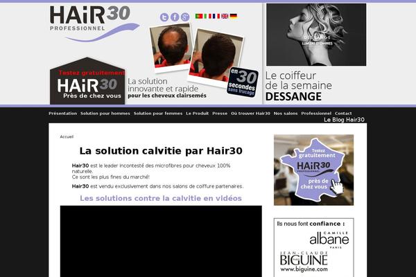 hair30.com site used Hair30_v2