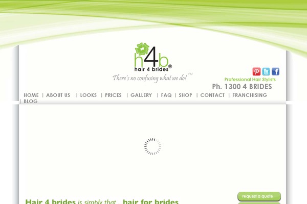 hair4brides.com.au site used H4p