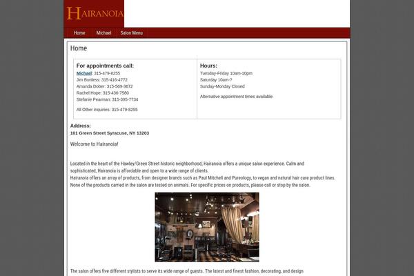 Frontier theme site design template sample