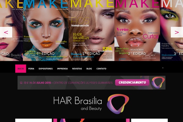 Hair theme site design template sample