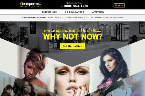 Empire theme site design template sample