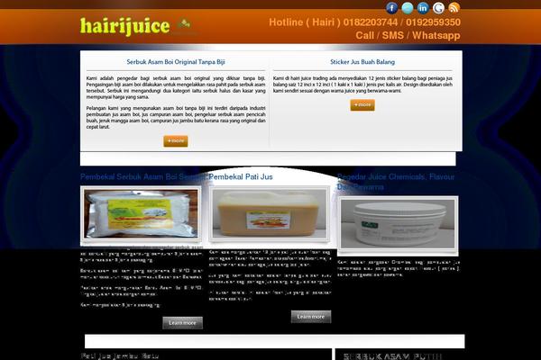 hairijuice.com site used Pertamaxtheme