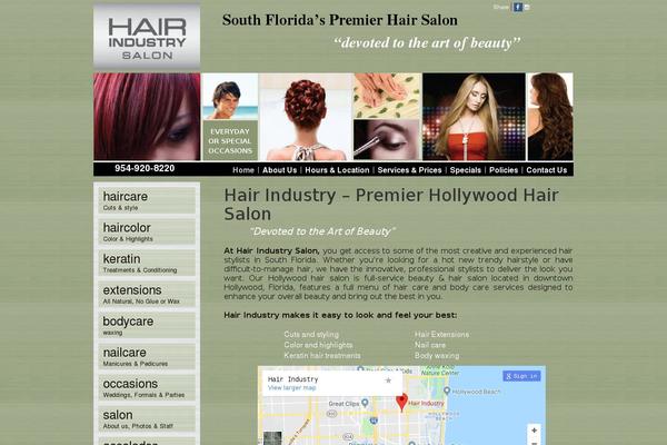 hairindustrysalon.com site used Hair