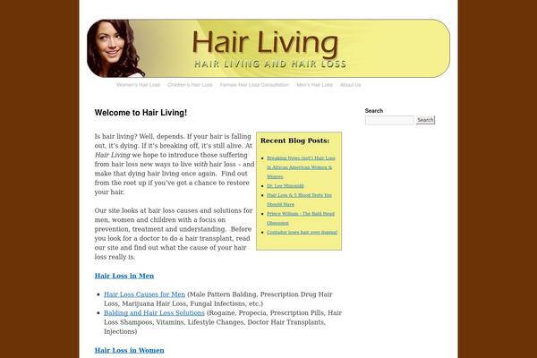 Twenty Ten theme site design template sample
