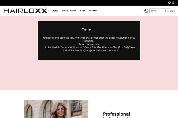 hairloxx.com site used Blush-child
