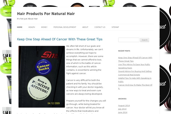 hairproductsfornaturalhair.com site used Twenty Twelve