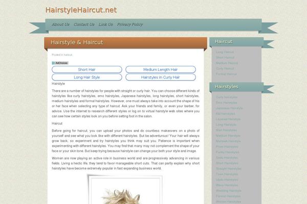 VisualBlogger theme site design template sample