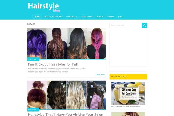 hairstylemag.com site used MagXP theme
