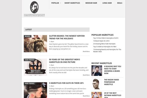 hairstyleonpoint.com site used Hstheme