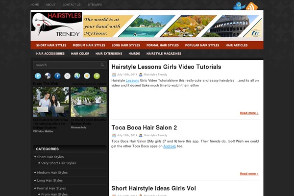 hairstylestrendy.net site used Moda