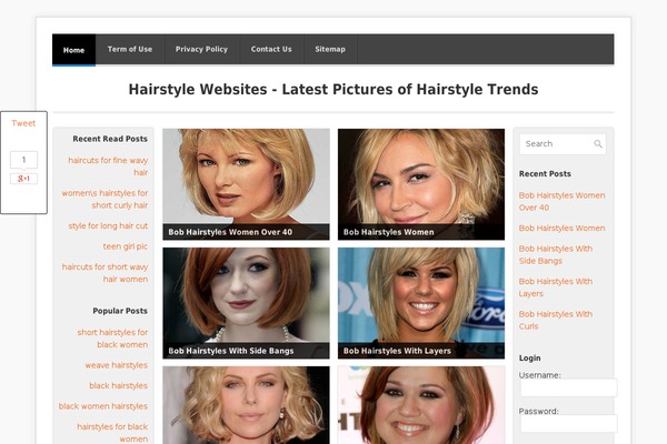 hairstylewebsites.com site used Gopress