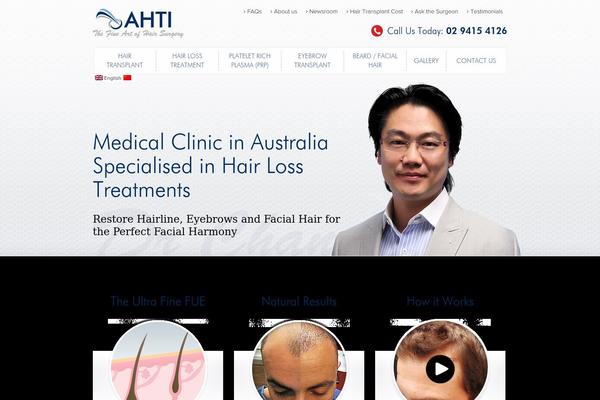 hairtransplantinstitute.com.au site used Ahti