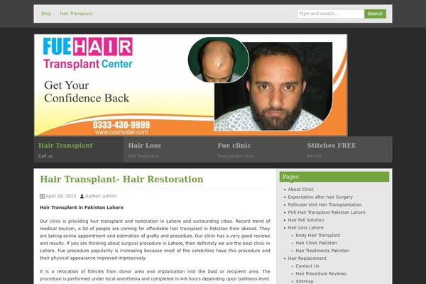 hairtransplantlahore.com site used Zaliveold