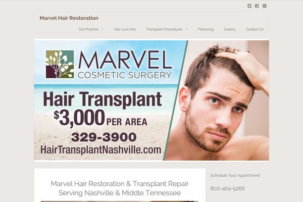 hairtransplantnashville.com site used Marvel-hair-restoration