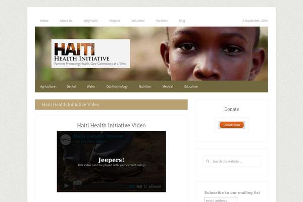 WordPress website example screenshot