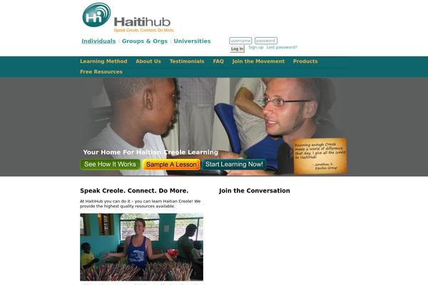 haitihub.com site used Rmtheme-premium