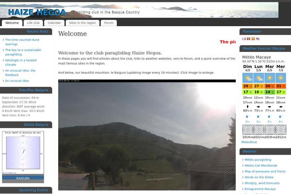 WordPress website example screenshot