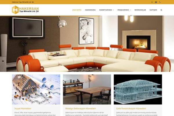 Total theme site design template sample