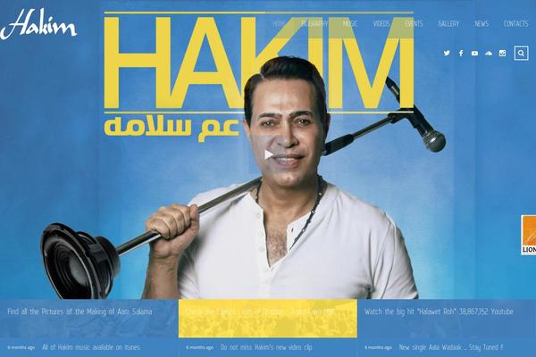 hakimmusic.com site used Hakim