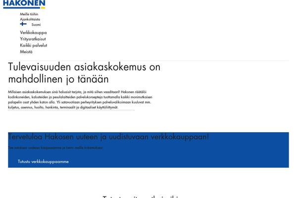 hakonen.fi site used Hakonen