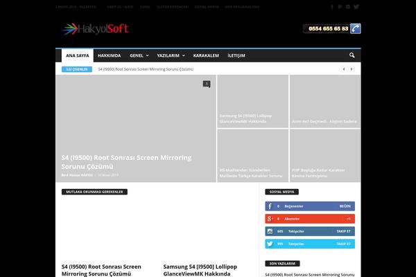 NewsMag theme site design template sample
