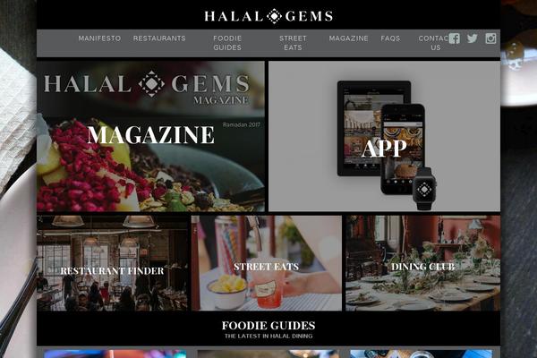 halalgems.com site used Grace-minimal-theme