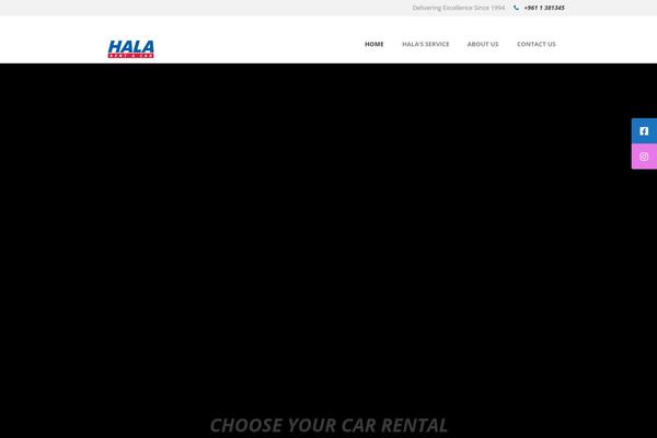 Cars4rent theme site design template sample