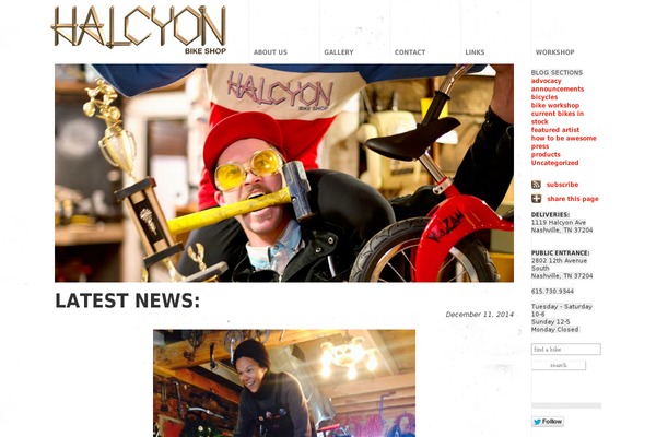 halcyonbike.com site used Phasetwo