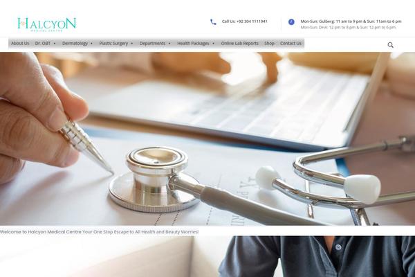 MediClinic theme site design template sample